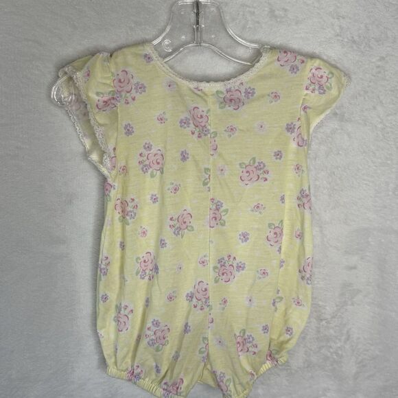 Vintage Carters Infant Baby Girls Size 9-12 Months 9M Bubble Romper Pajamas - Picture 7 of 11